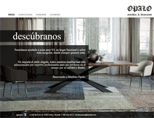 Tablet Screenshot of mueblesopalo.com